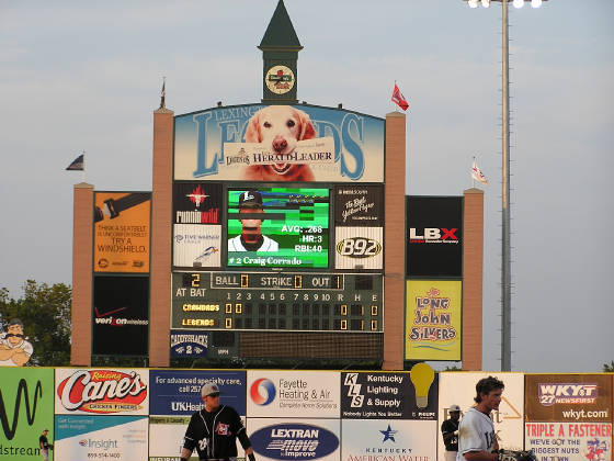 Lexington Board, Notice the dog atop the board